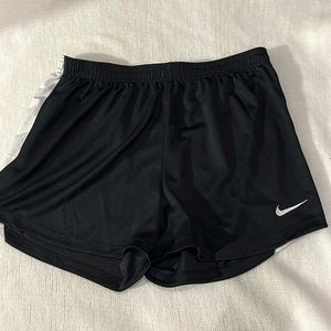 Black Nike soccer shorts